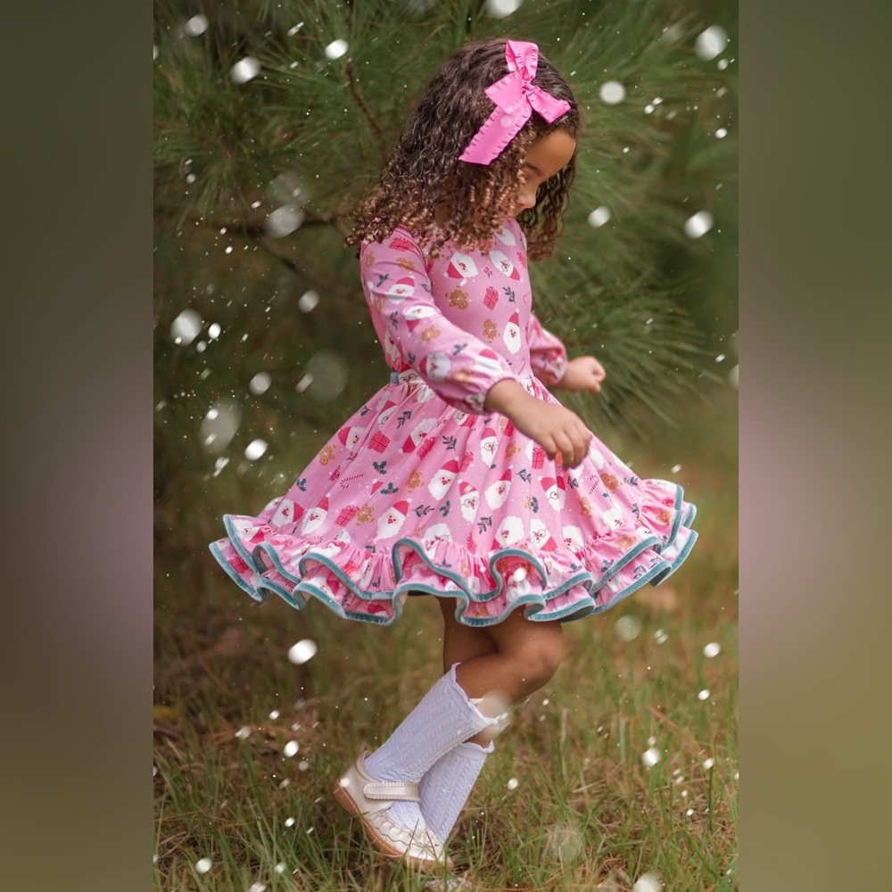 Girl August Christmas Market Dress ~ Jolly